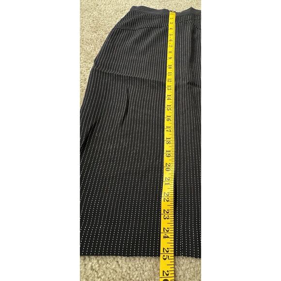 Lagerfeld Pinstripe Pencil Black Check Mini Skirt Waist Size 25” New - Picture 10 of 10